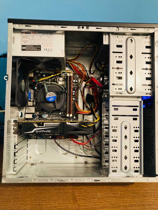 Геймърски Intel I5 3550,RX 560 4GB,16GB RAM,128 SSD+500 HDD