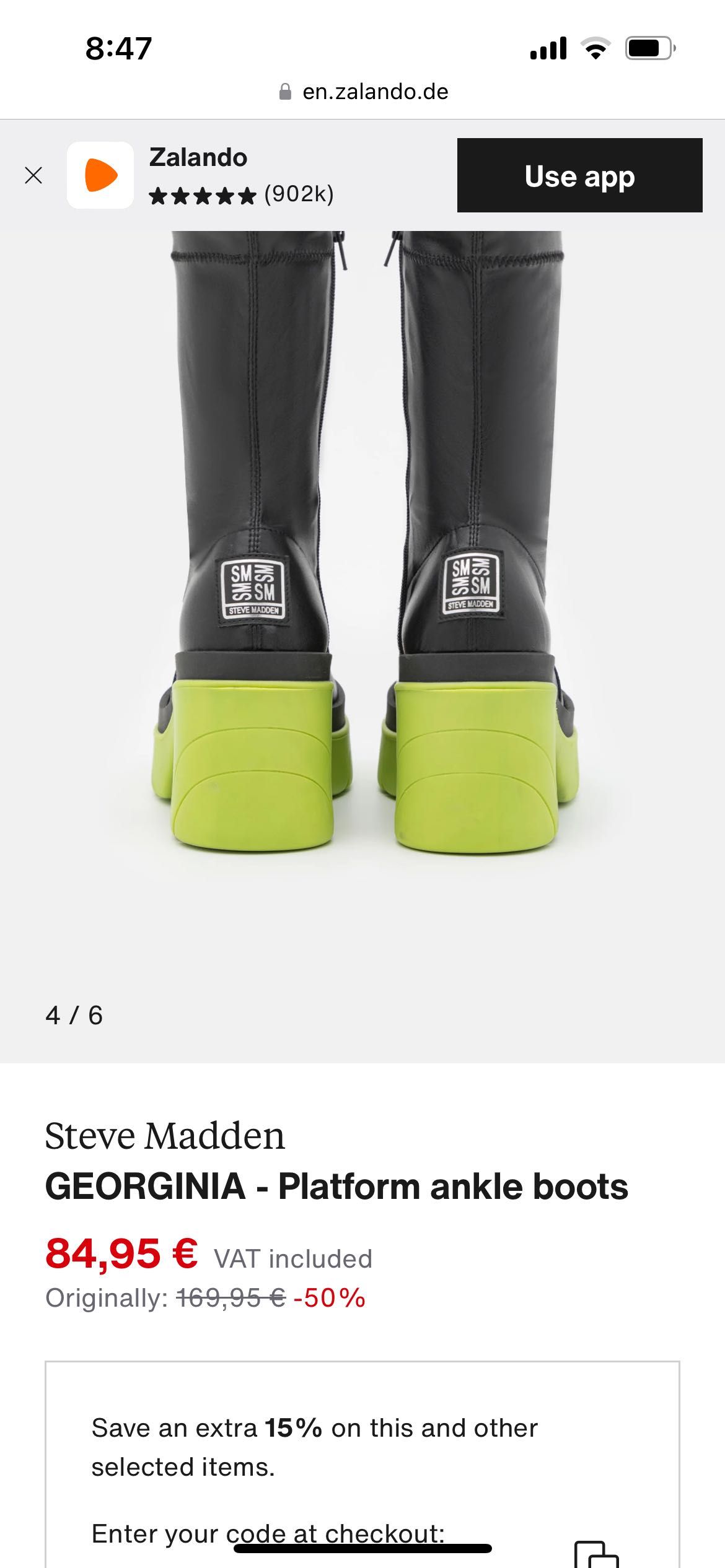 Steve Madden -естествена кожа