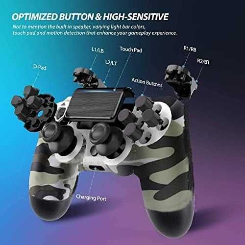 Нов Безжичен Контролер джойстик за PS4/Pro/Slim - Мощна Батерия