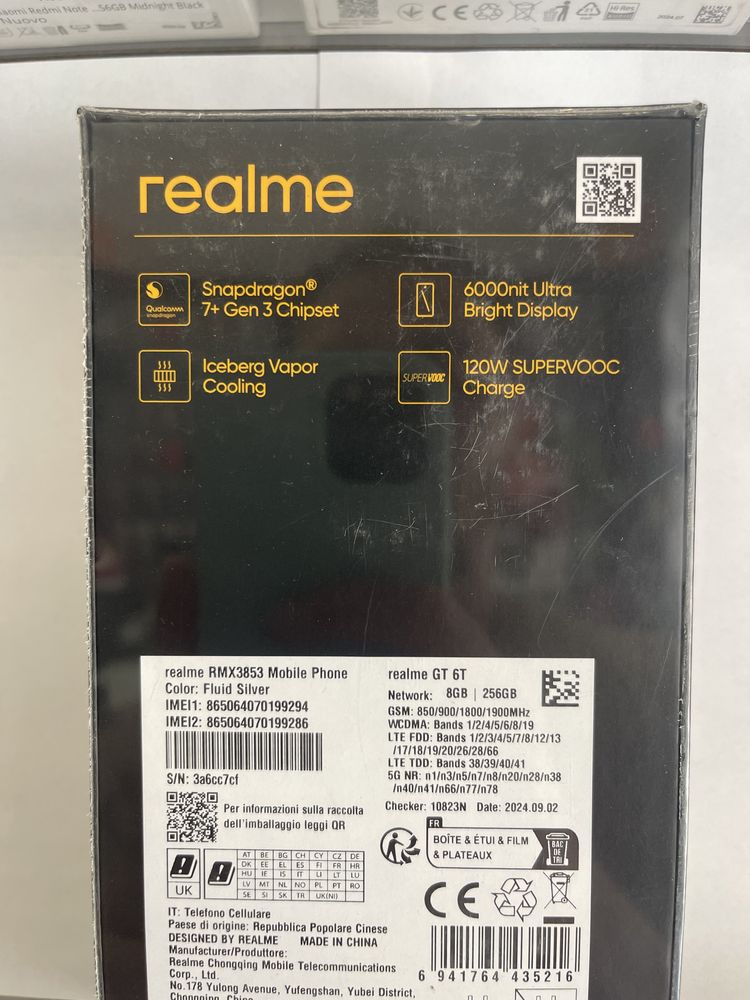 Realme GT 6T 8/256 Fluid Silver