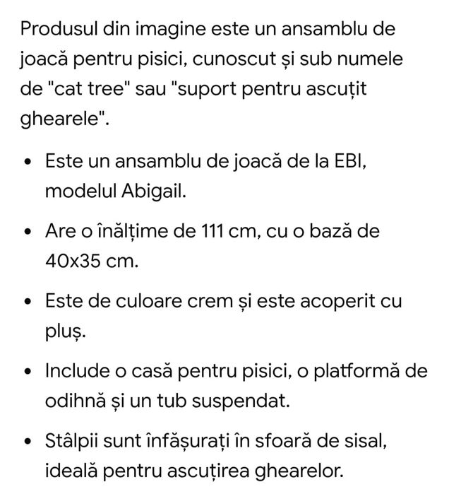 Sisal joaca pentru pisici
