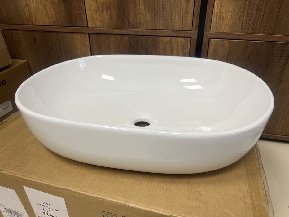 Nou Chiuveta Baie pe Blat Ceramica Lavoar