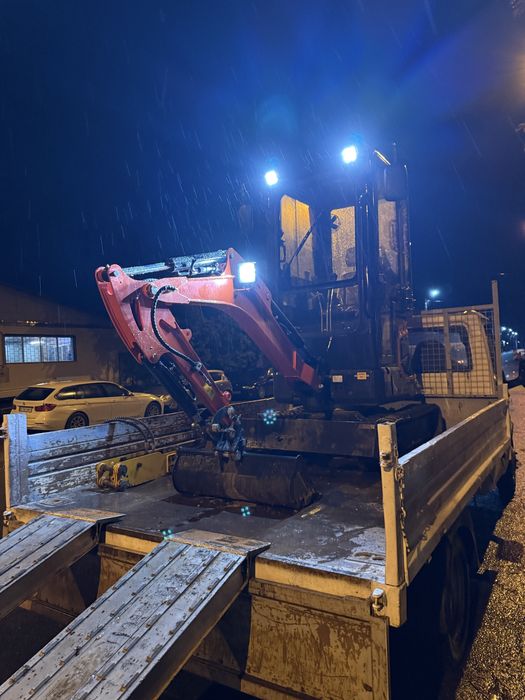 Execut lucrari Mini excavator + transport basculabil