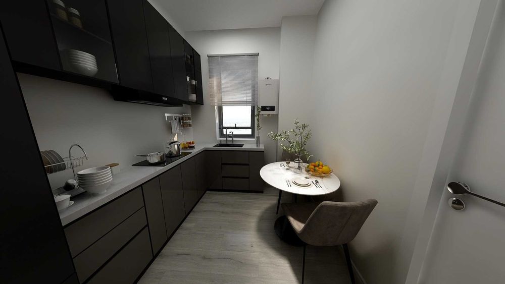 Apartament 2 camere nou Topoloveni - plata la Dezvoltator comision 0%
