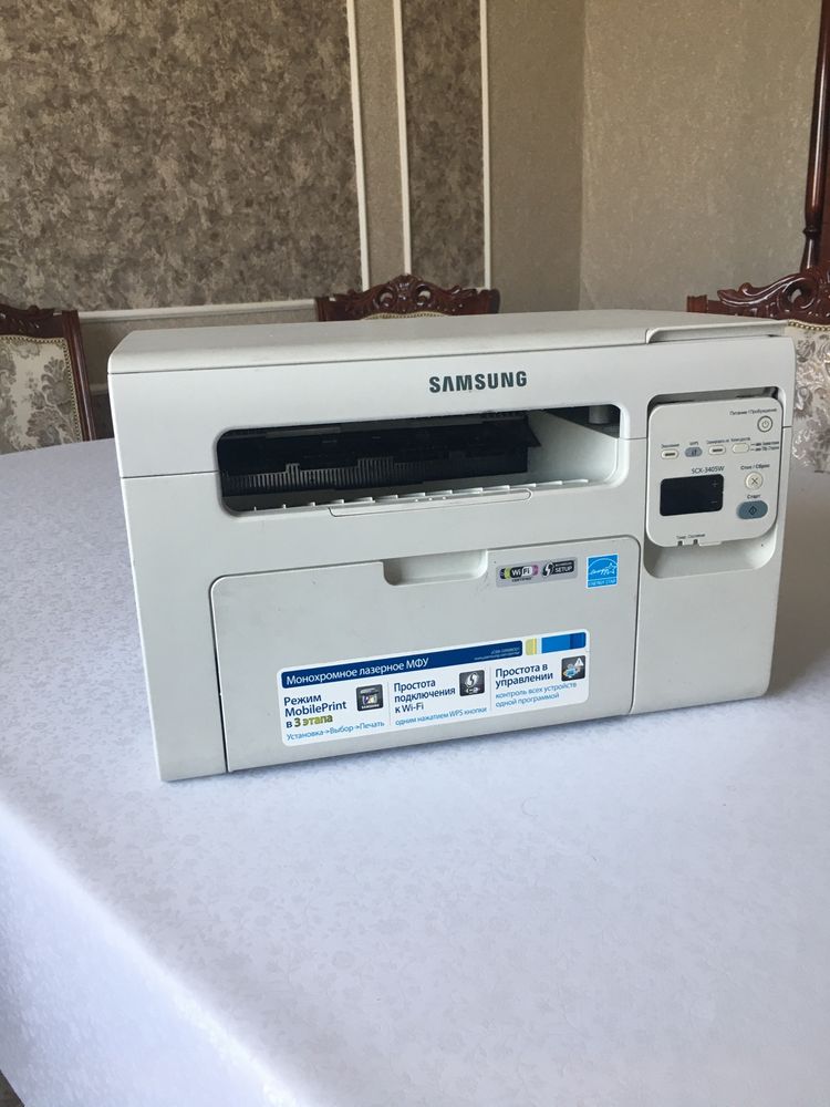 МФУ принтер+копир+сканер SAMSUNG SCX-3405w в рабочем состоянии