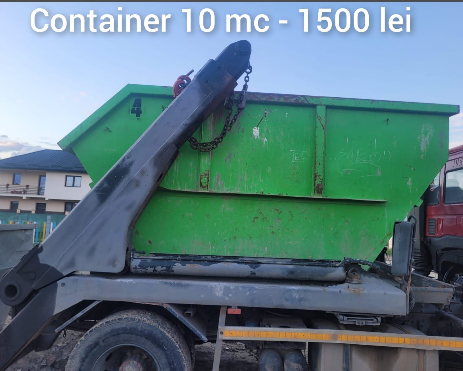 Transport moloz colectare deseuri inchiriere container abrollkipper