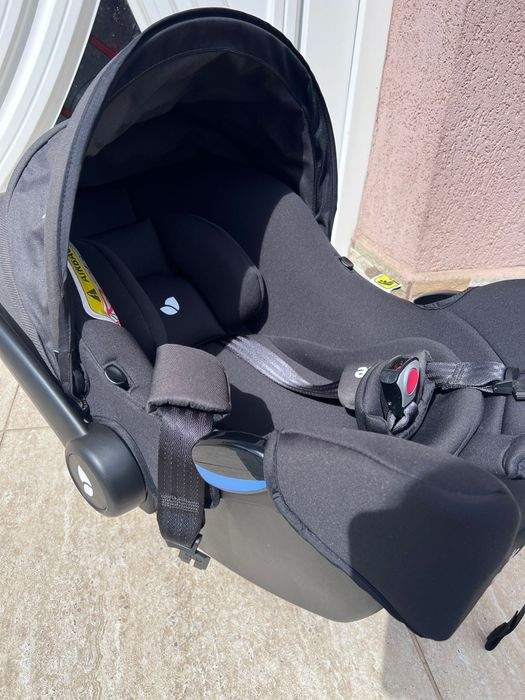 Scoica auto i-Snug Coal, nastere - 75 cm