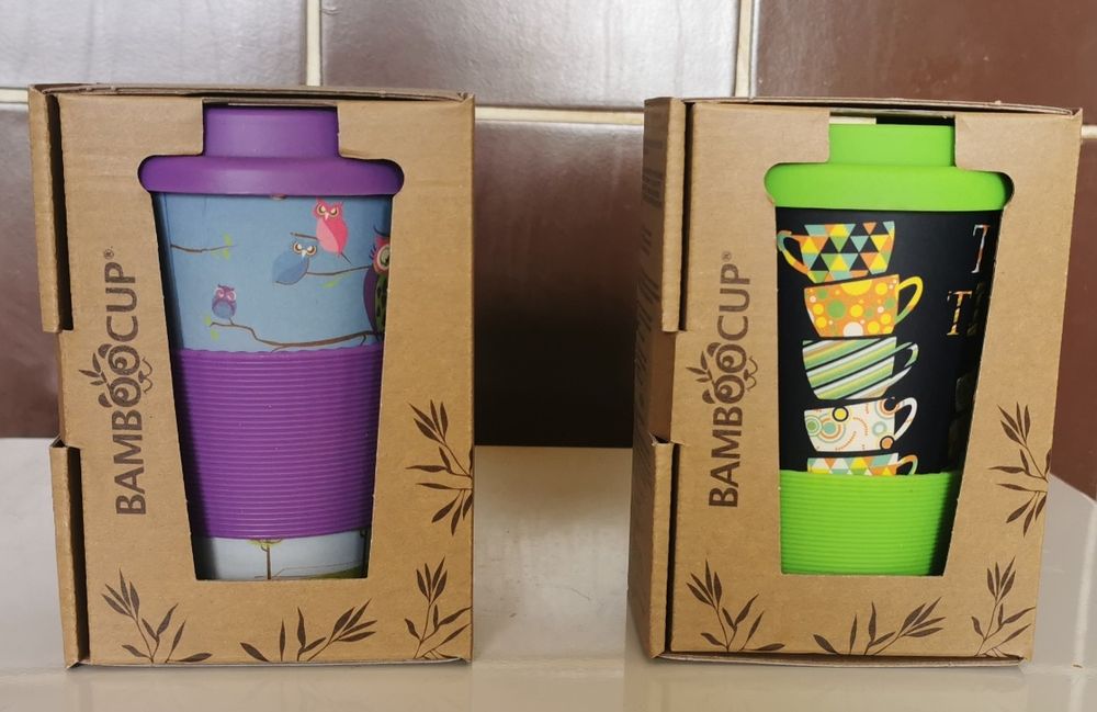 Бамбукови чаши за кафе и чай, 400мл. - 6лв. за брой