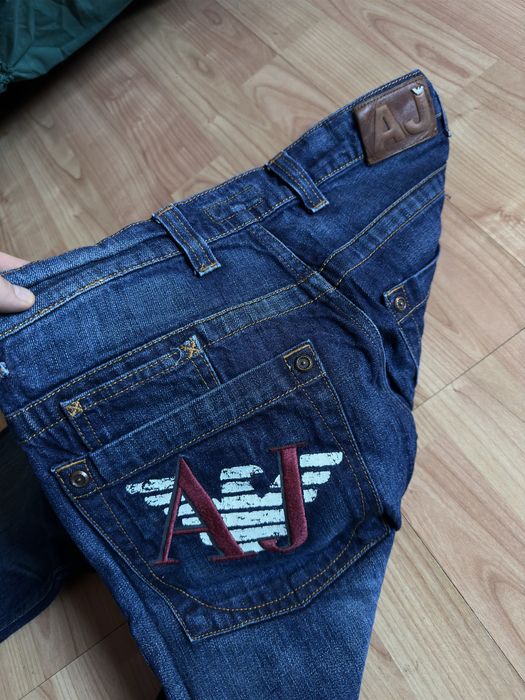 Pantaloni jeans blugi denim pants vintage Armani originali straight