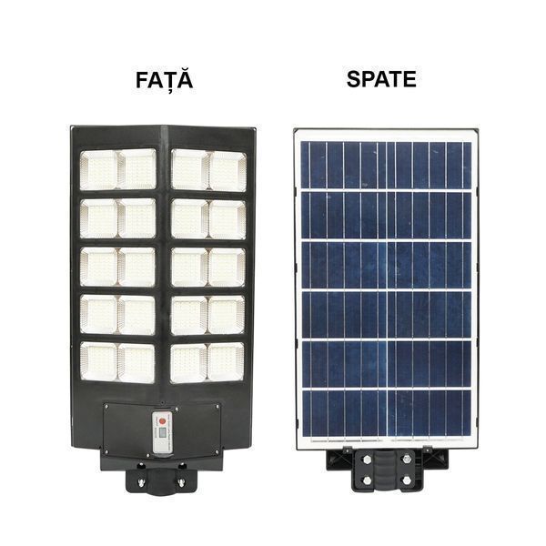 Led соларна лампа 400w с улично осветление 6500k със соларен панел, ди