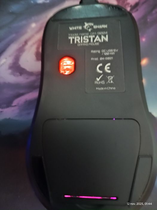 Tastatură Gaming T-WOLF Rainbow Backlit + Mouse White shark gaming