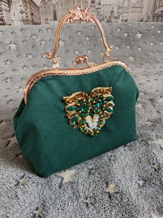 Новая сумочка ручная работа из бархата