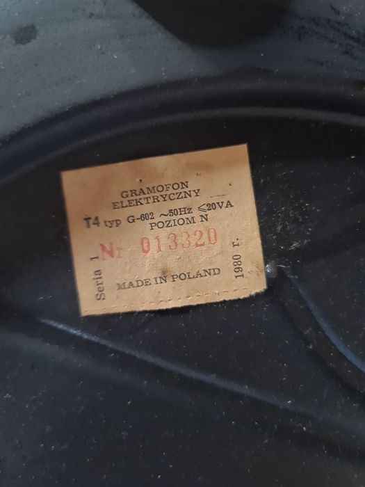 Грамофон полски 1980