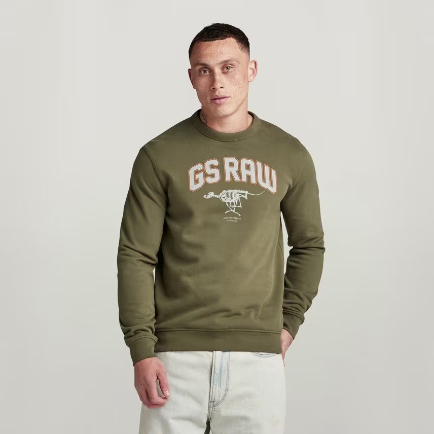 Оригинална блуза G-STAR RAW Skeleton S,M,L,XL нова худи горнище суичър