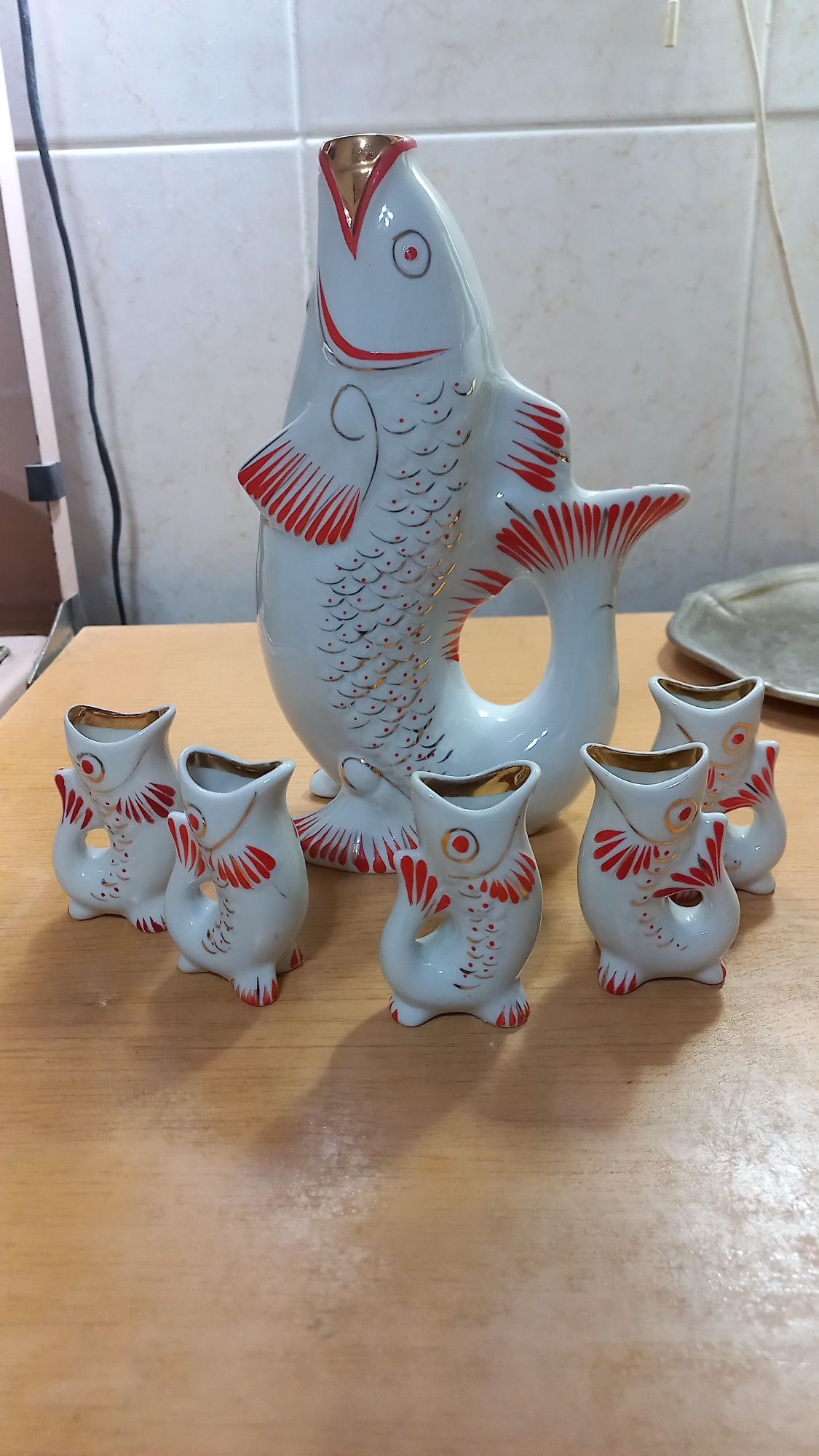 Продам сервиз рыбки СССР