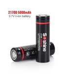 Презареждаеми Li-ion батерии "Soshine", 21700, 3.7V, 5000mAh