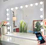 Огледало с лед светлини Hollywood style 80×60 см. 18 led