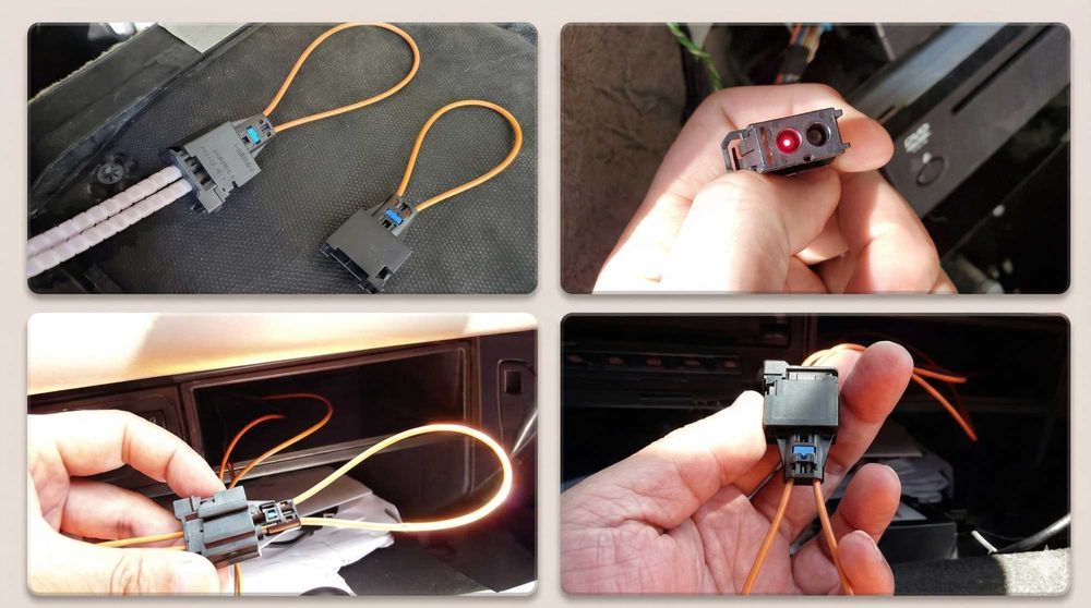 MOST Адаптер / MOST Тапа / MOST Кабел За Байпас На Оптика