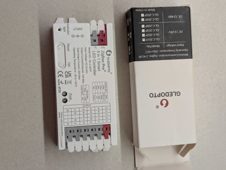 Controler LED inteligent 5 în 1 ZigBee Pro