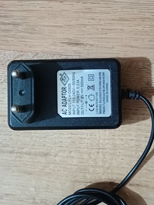 Incarcator alimentator 6v 500mA perfect functional