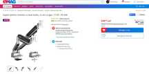 Suport monitoare cu brat dublu, cu arc cu gaz, 17-35", ER-446