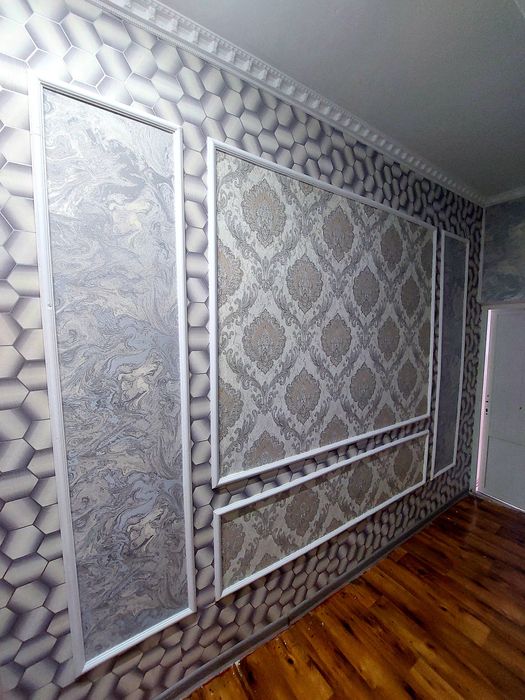 Поклейка обой и ремонт квартир.