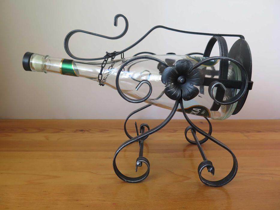 Декантер,поставка за

бутилка,ковано желязо