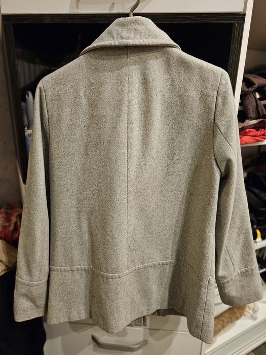 Сиво палто Calvin Klein