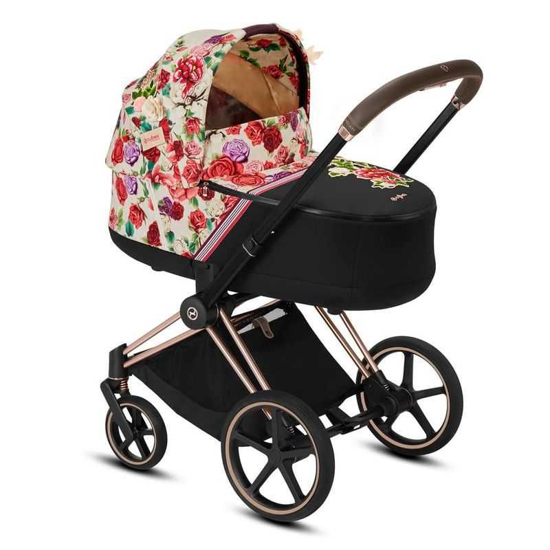 Коляска Cybex Priam Lux, Spring Blossom Light 2 в 1, б/у в отл сост