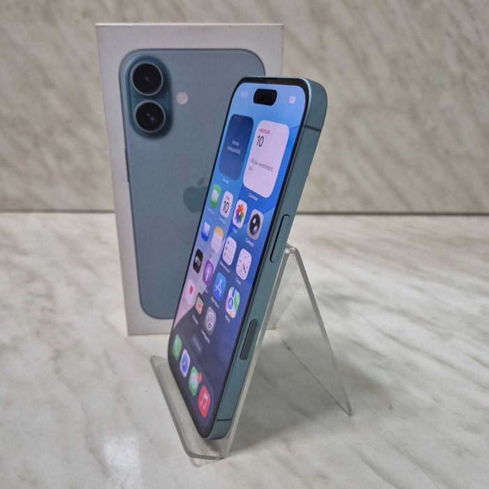 Telefon Apple iPhone 16 Teal 128GB 100% 5 cicluri Full Box Zeus  34550