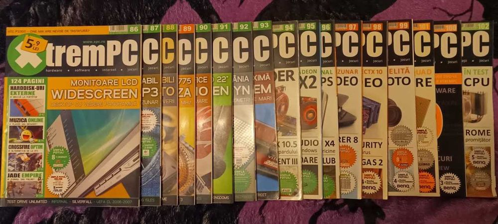17 reviste XtremPC, nr. 86-102