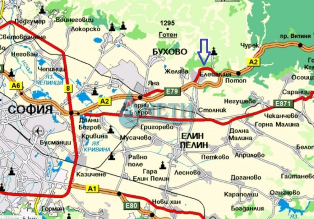 Парцел 5132м2 във в.з. на с.Елешница, в полите на Стара планина,