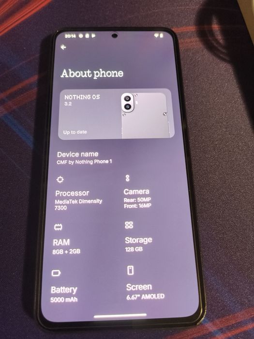 CMF Phone 1 by Nothing 5G 128 GB/ 8+8 GB Ram