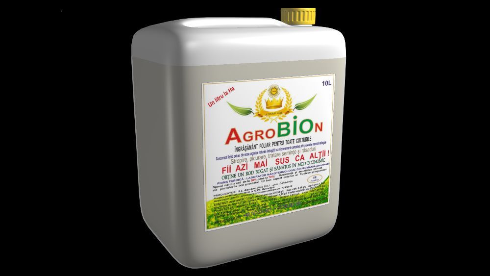AGROBION cel mai bun ingrasamant organic concentrat ! 1 litru/ha