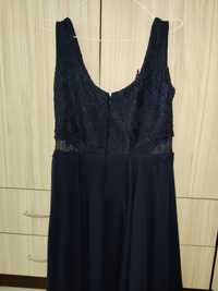 Официална тъмно синя рокля Л -ХЛ размер