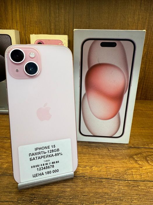 IPhone 15 128gb 89% вибрация тупит на ремонте не был все родное