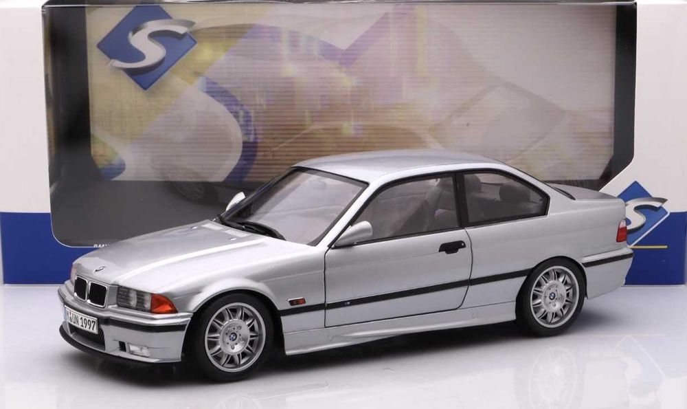 1990 BMW E36 M3 Coupe silver 1/18 Solido