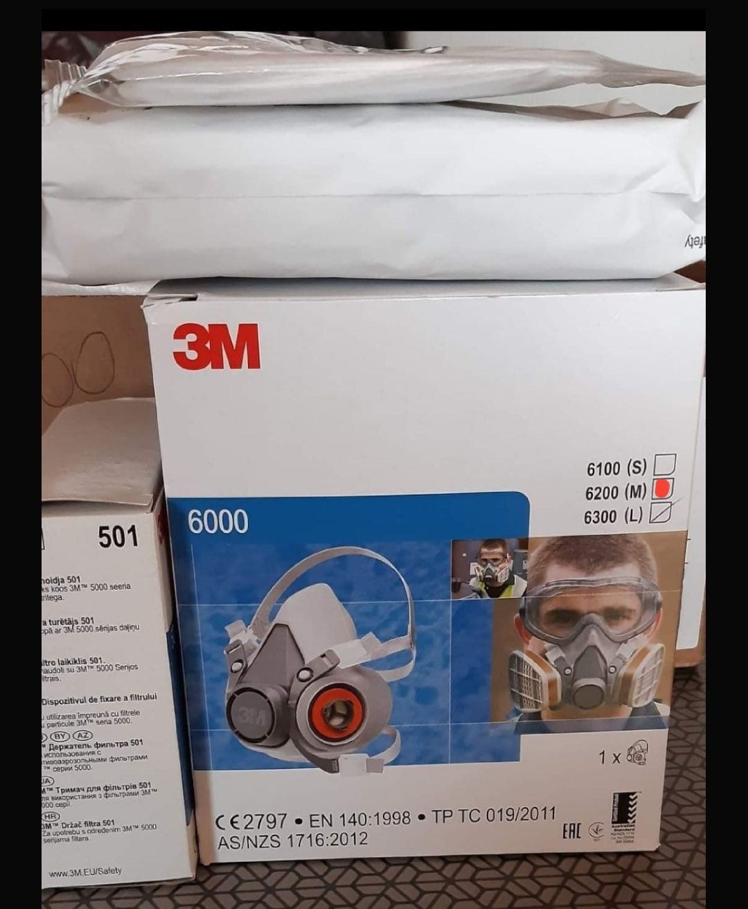 Masca de protectie 3M + accesorii full