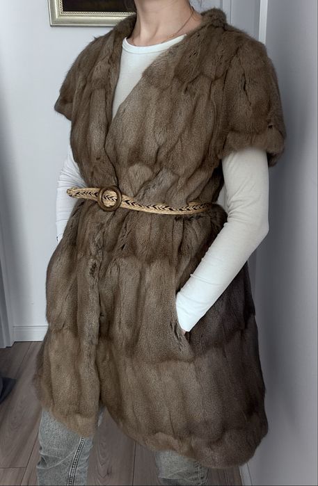 Vesta blana naturala