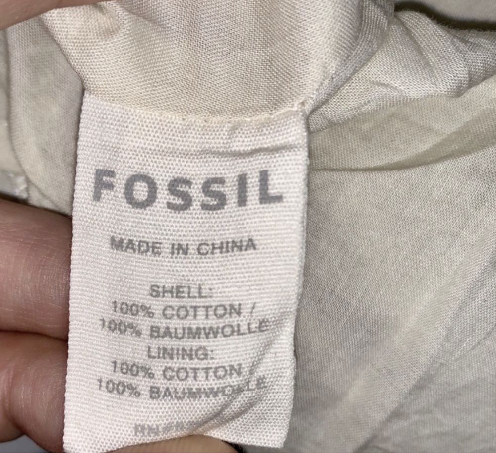 Fusta FOSSIL cu buzunare