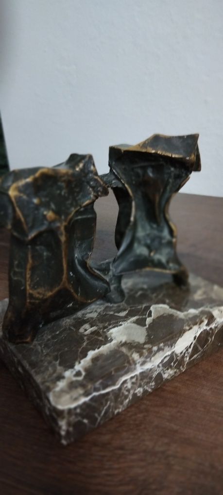 Ofertă!!! , sculptură bronz 12 cm x 15 cm