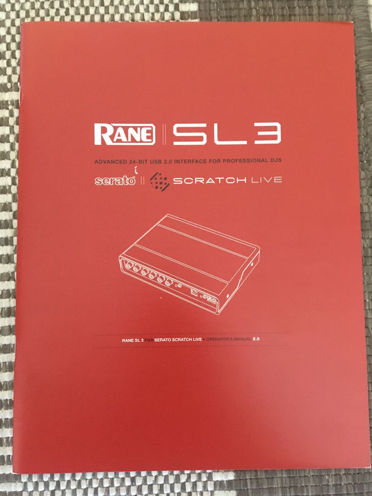 Manual за Serato sl3