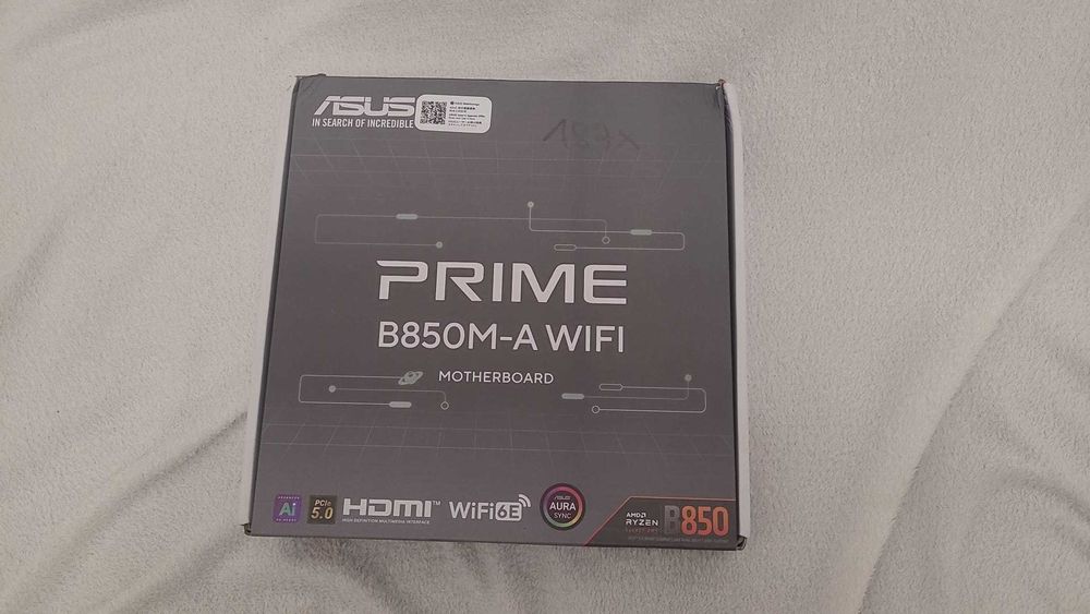 Kit AMD Ryzen 9 9950X3D + Placă de bază ASUS B850M-A WiFi + 32GB DDR5