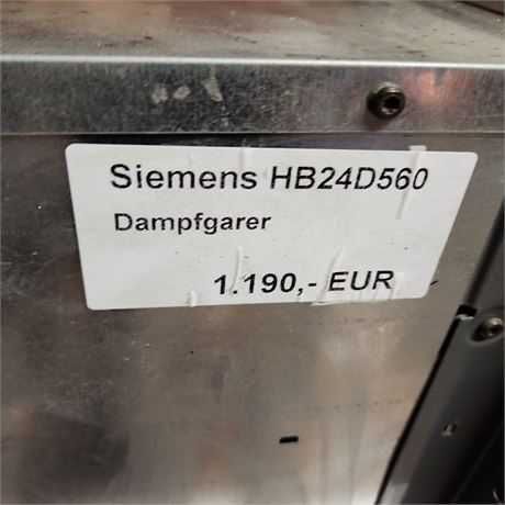 Siemens HB24 D560 фурна на пара