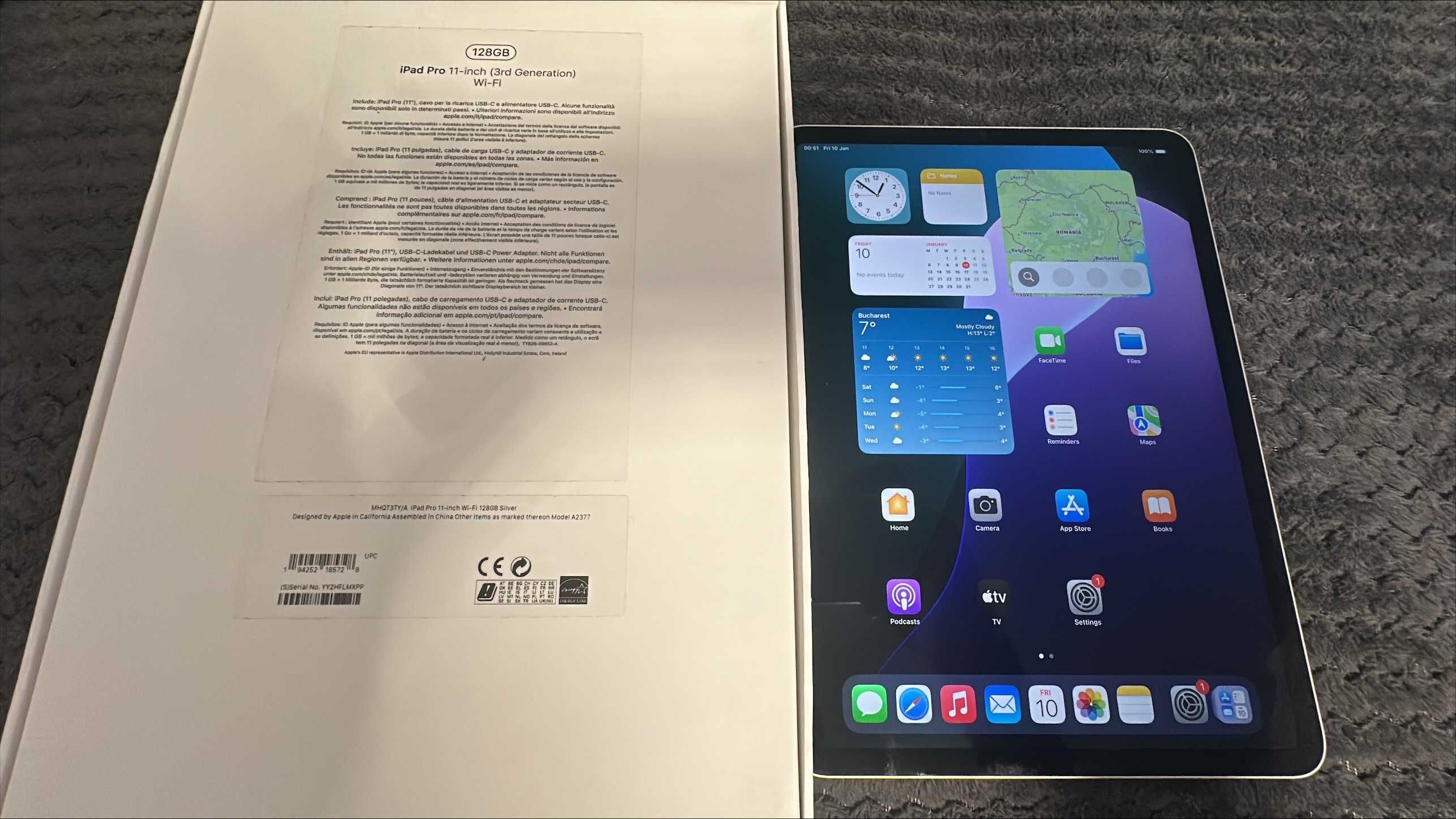 Apple iPad 11 PRO 3rd generation 128GB WIFI - M1 (2021)