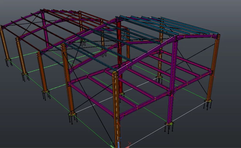 Vand hale metalice conform proiect la cerere facem si proiect dtac