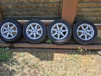 Vând  jante aliaj cu anvelope pentru VW Passat B5.5- 850lei negociabil