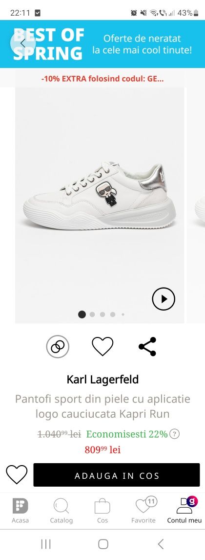 Adidași Karl Lagerfeld