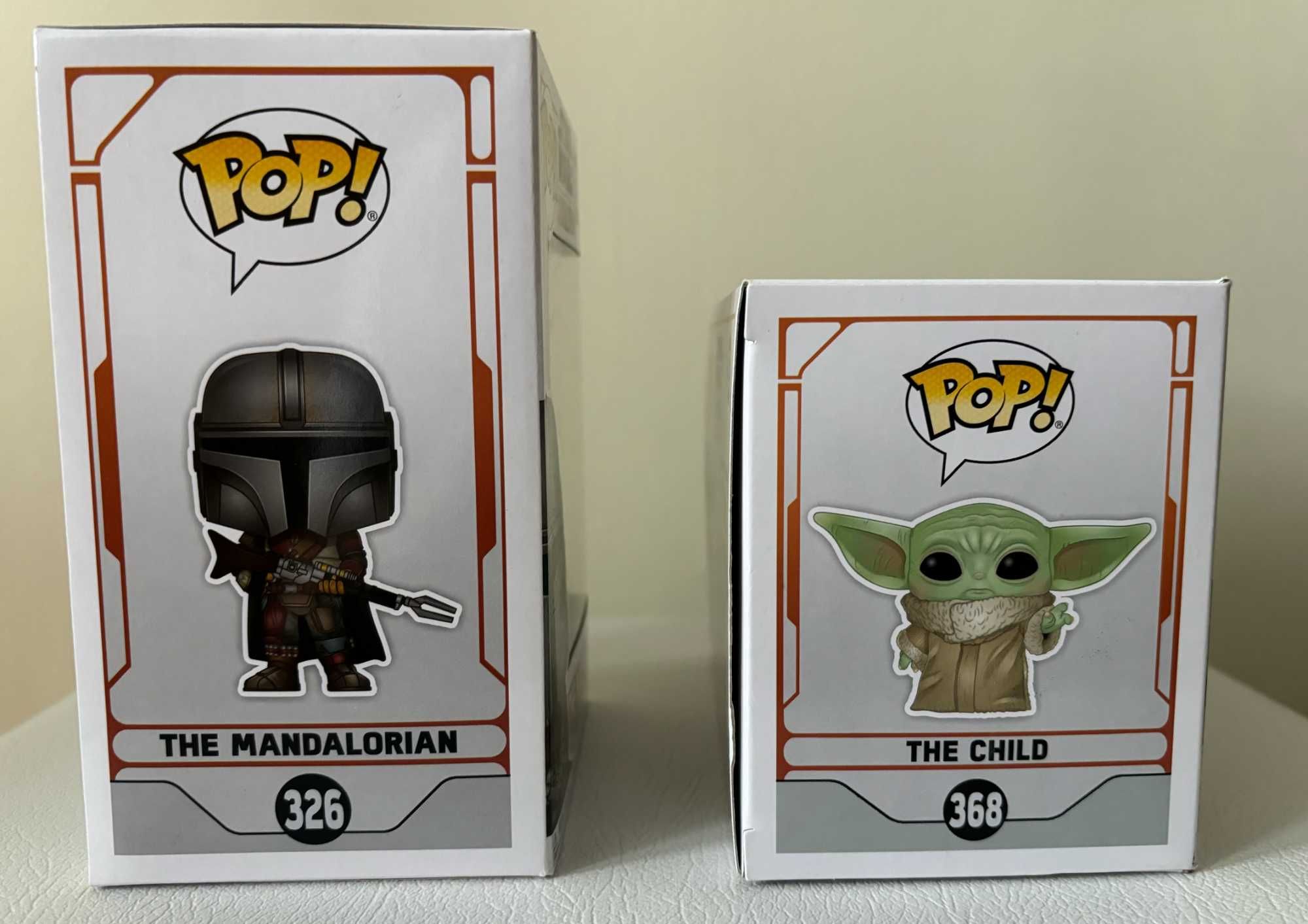 Funko Pop! Фигурки - The Mandalorian (326) & The Child (368)