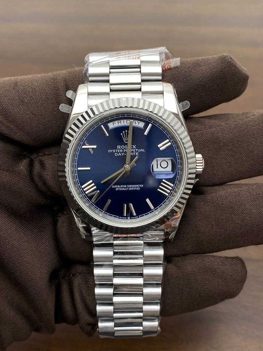 rolex day-date 40mm silver collcetie